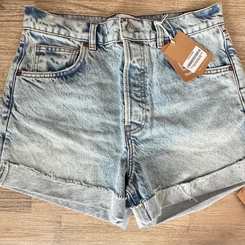 NWT Reformation Charlene high rise jean shorts